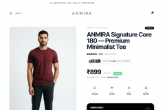 Anmira – Premium High-Conversion E-commerce Storefront